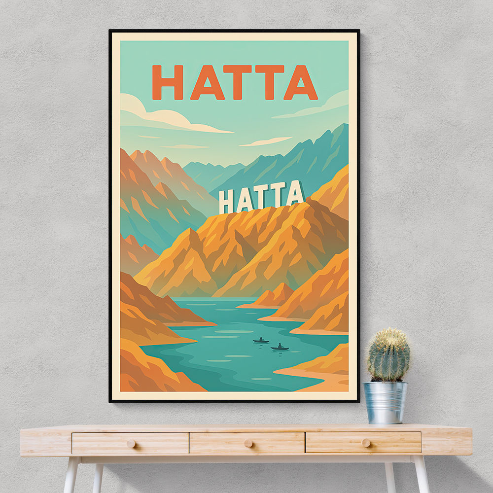 Hatta Travel Poster2 Wall Art Hatta Travel Poster2 Wall Art