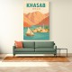 Khasab Travel Poster Wall Art Khasab Travel Poster Wall Art