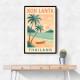 Koh Lanta Thailand Travel Poster Wall Art Koh Lanta Thailand Travel Poster Wall Art