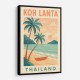 Koh Lanta Thailand Travel Poster Wall Art Koh Lanta Thailand Travel Poster Wall Art