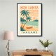 Koh Lanta Thailand Travel Poster Wall Art Koh Lanta Thailand Travel Poster Wall Art