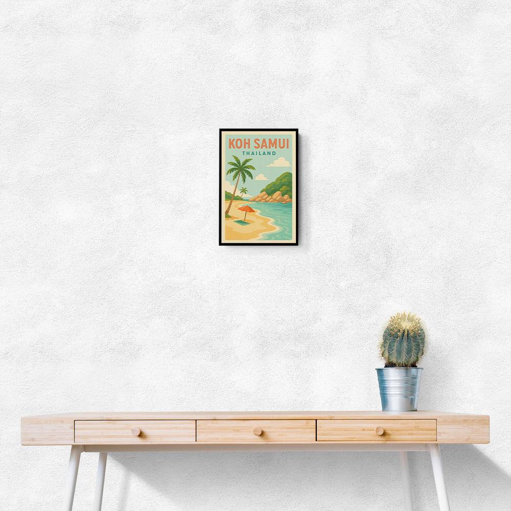 Koh Samui Thailand Travel Poster 1 Wall Art Koh Samui Thailand Travel Poster 1 Wall Art