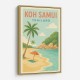 Koh Samui Thailand Travel Poster 1 Wall Art Koh Samui Thailand Travel Poster 1 Wall Art
