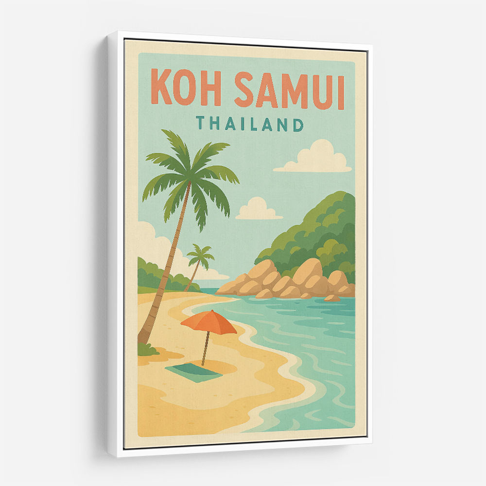 Koh Samui Thailand Travel Poster 1 Wall Art Koh Samui Thailand Travel Poster 1 Wall Art