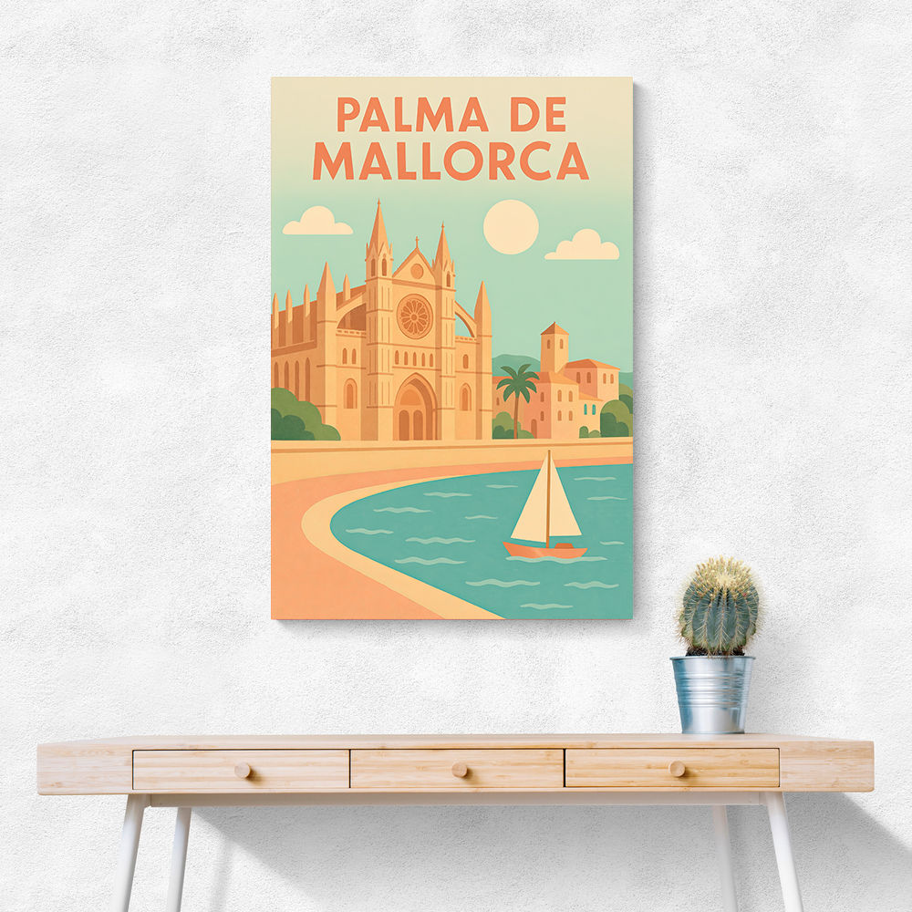 Mallorca Travel Poster Wall Art Mallorca Travel Poster Wall Art
