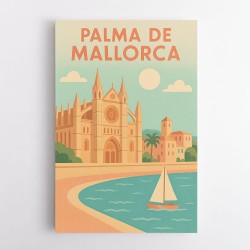 Mallorca Travel Poster Wall Art