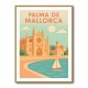 Mallorca Travel Poster Wall Art Mallorca Travel Poster Wall Art