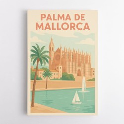 Mallorca Travel Poster  Wall Art