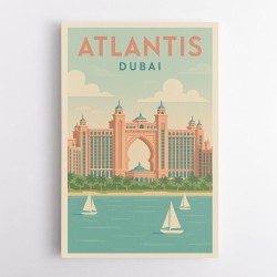 Modern Atlantis Dubai Poster Wall Art