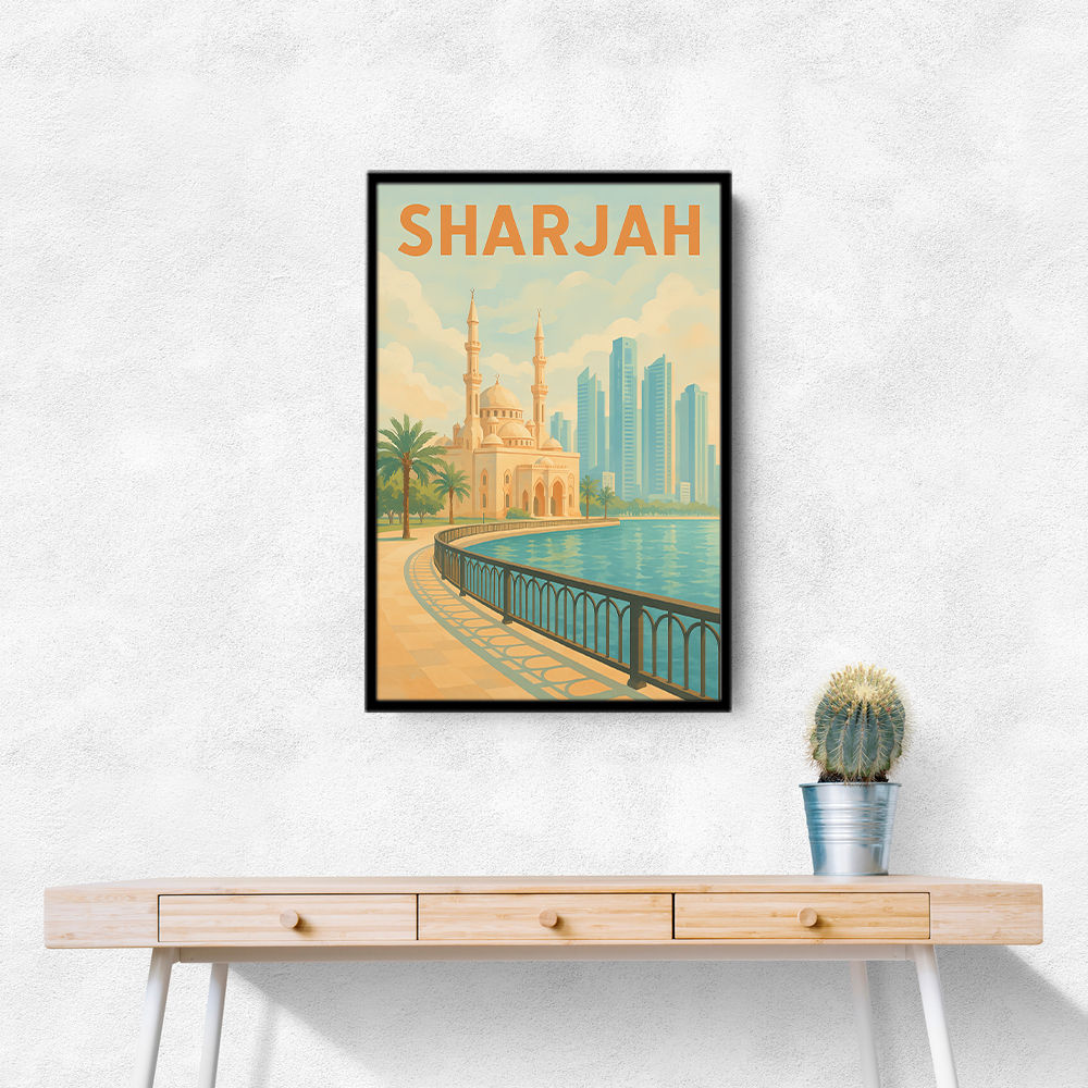 Sharjah Travel Poster 1 Wall Art Sharjah Travel Poster 1 Wall Art