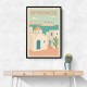 Mykonos Travel Poster Wall Art Mykonos Travel Poster Wall Art