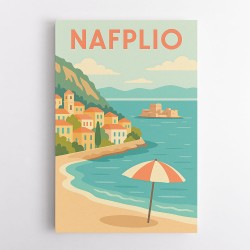 Nafplio Travel Poster  Wall Art