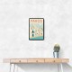 Paros Travel Poster Wall Art Paros Travel Poster Wall Art