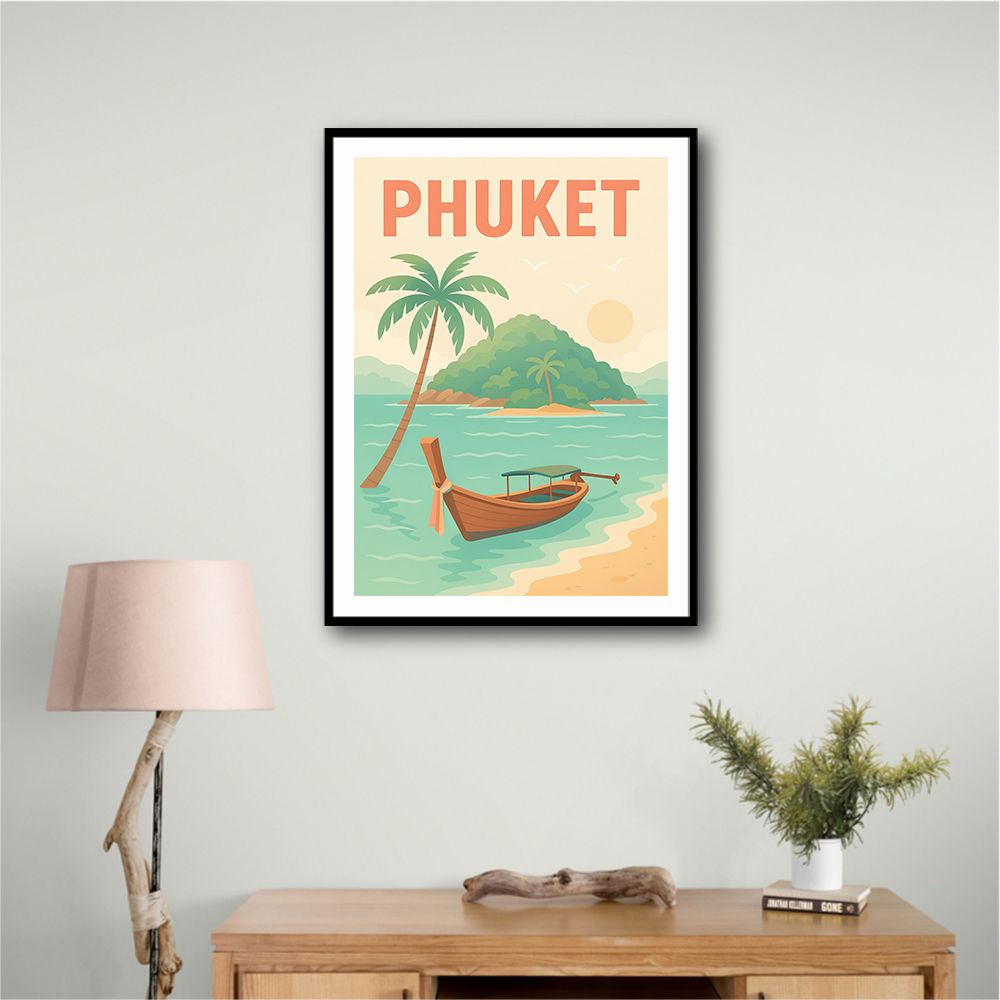 Phuket Travel Poster 1 Wall Art Phuket Travel Poster 1 Wall Art