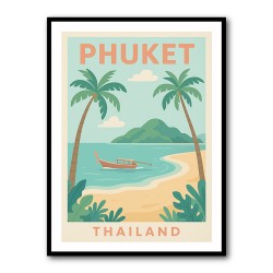 Phuket Travel Poster Wall Art