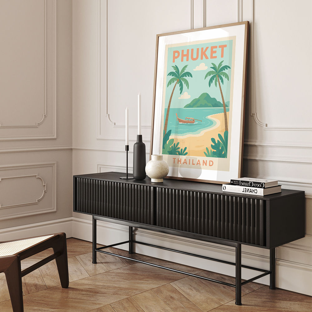 Phuket Travel Poster Wall Art Phuket Travel Poster Wall Art