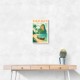 Railay Beach Thailand Travel Poster Wall Art Railay Beach Thailand Travel Poster Wall Art