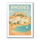 Rhodes Travel Poster 1 Wall Art Rhodes Travel Poster 1 Wall Art