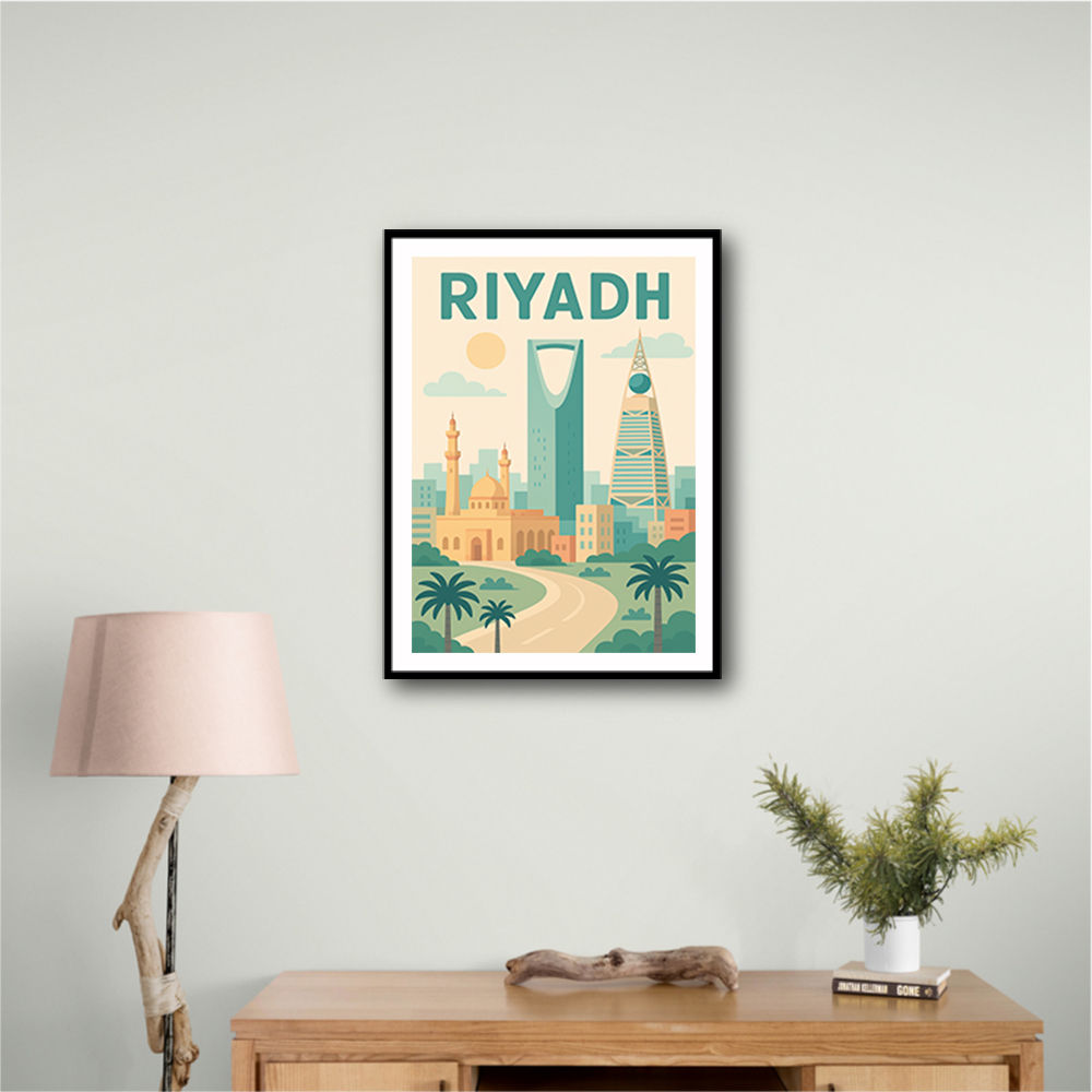 Riyadh Travel Poster Wall Art Riyadh Travel Poster Wall Art
