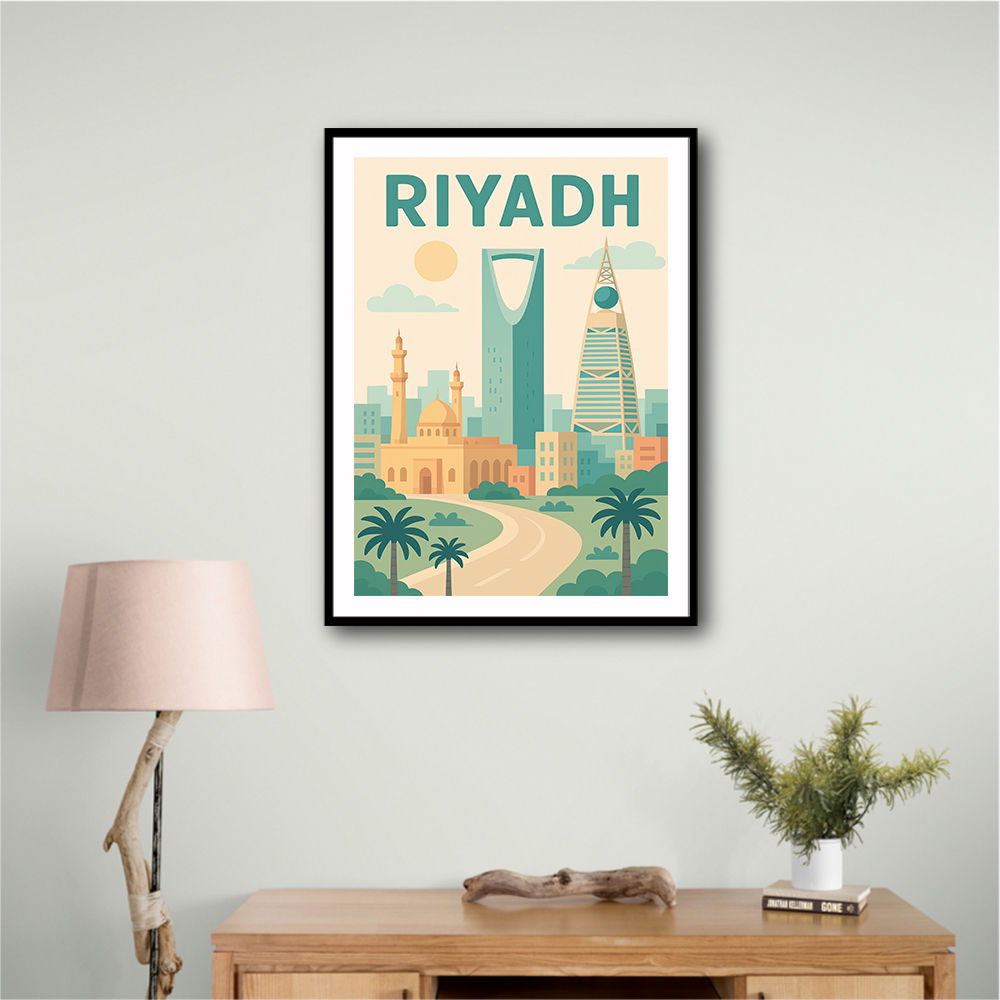 Riyadh Travel Poster Wall Art Riyadh Travel Poster Wall Art