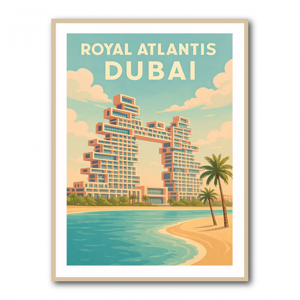 Royal Atlantis Dubai Poster Wall Art Royal Atlantis Dubai Poster Wall Art