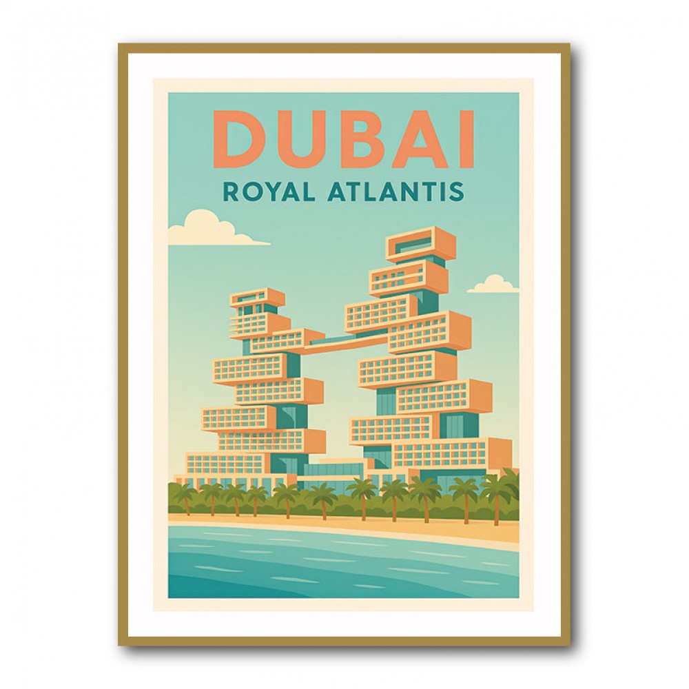 Royal Atlantis Dubai Poster Wall Art Royal Atlantis Dubai Poster Wall Art
