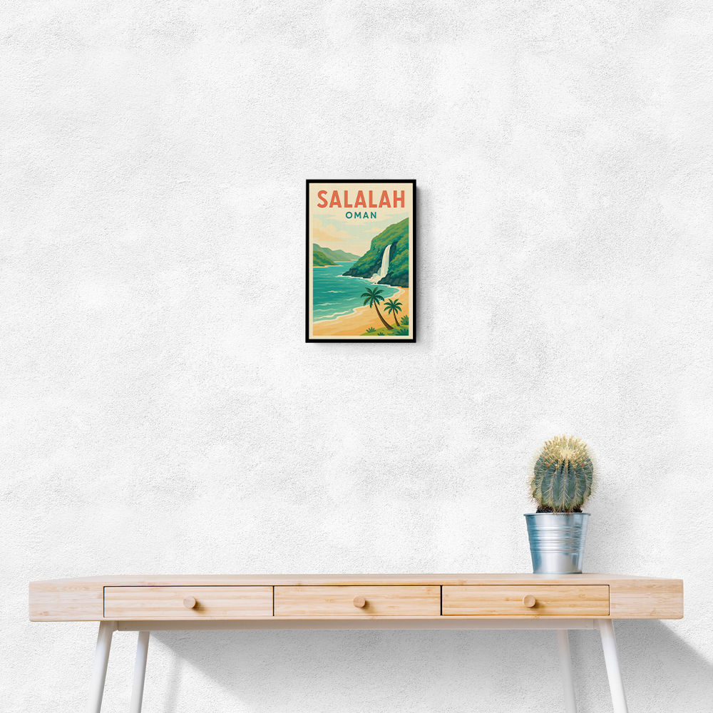 Salalah Travel Poster Wall Art Salalah Travel Poster Wall Art