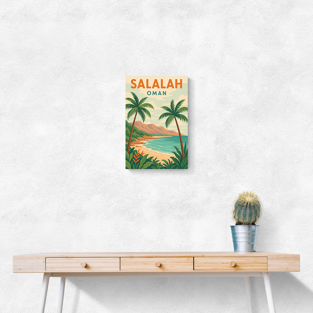 Salalah Travel Poster 1 Wall Art Salalah Travel Poster 1 Wall Art