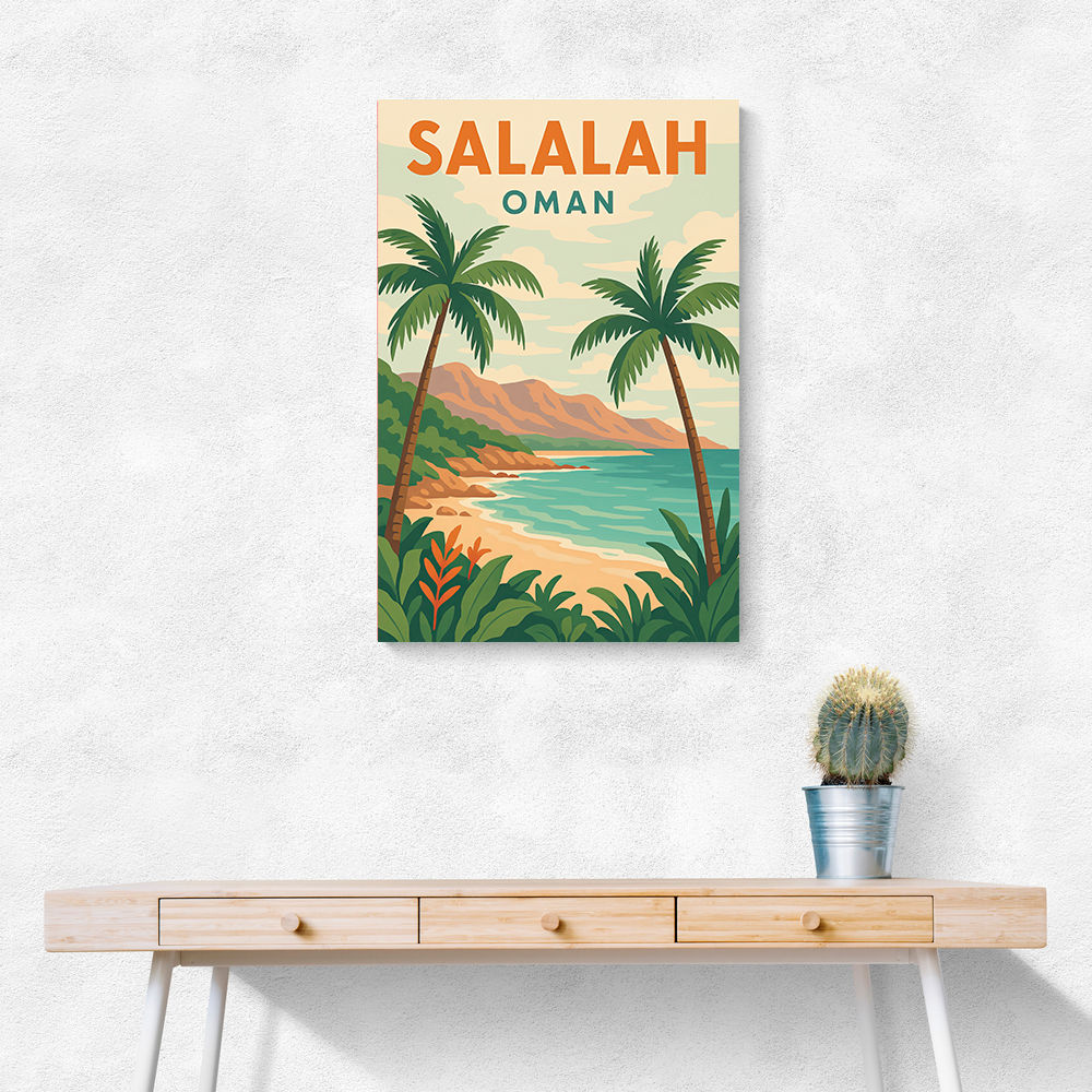 Salalah Travel Poster 1 Wall Art Salalah Travel Poster 1 Wall Art