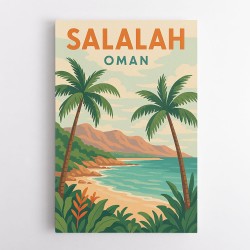 Salalah Travel Poster 1 Wall Art