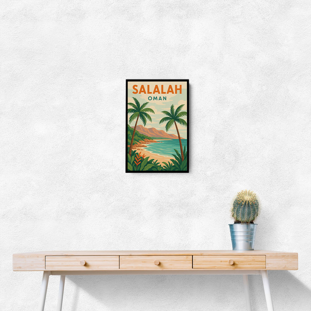 Salalah Travel Poster 1 Wall Art Salalah Travel Poster 1 Wall Art