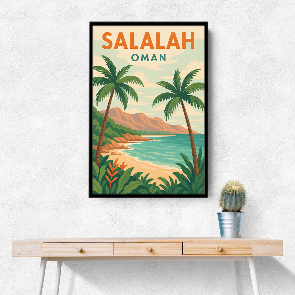 Salalah Travel Poster 1 Wall Art Salalah Travel Poster 1 Wall Art