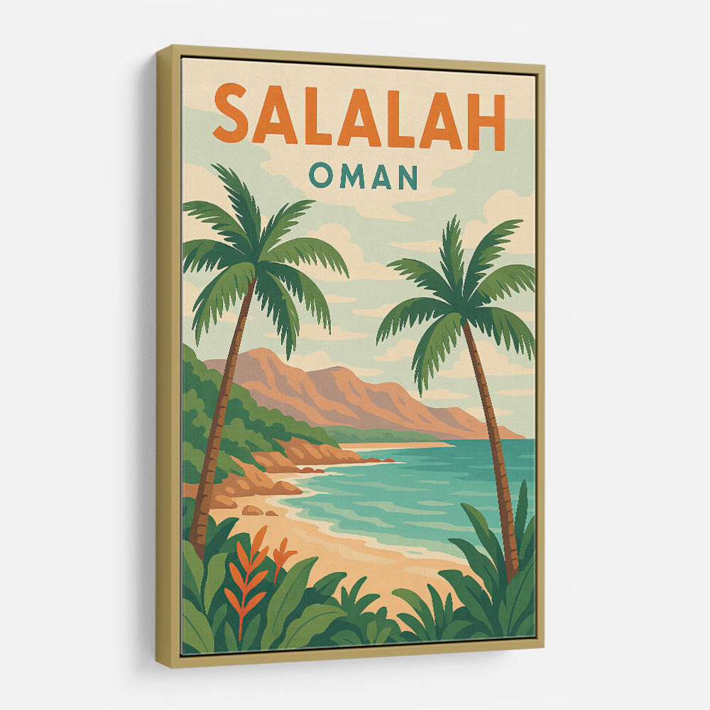 Salalah Travel Poster 1 Wall Art Salalah Travel Poster 1 Wall Art