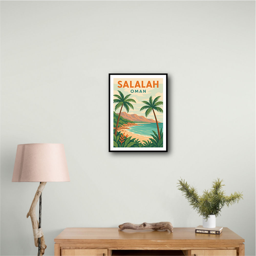 Salalah Travel Poster 1 Wall Art Salalah Travel Poster 1 Wall Art