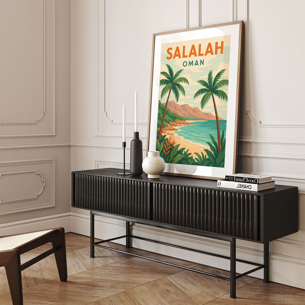 Salalah Travel Poster 1 Wall Art Salalah Travel Poster 1 Wall Art