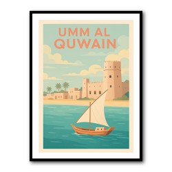 Umm Al Quwain Poster Wall Art