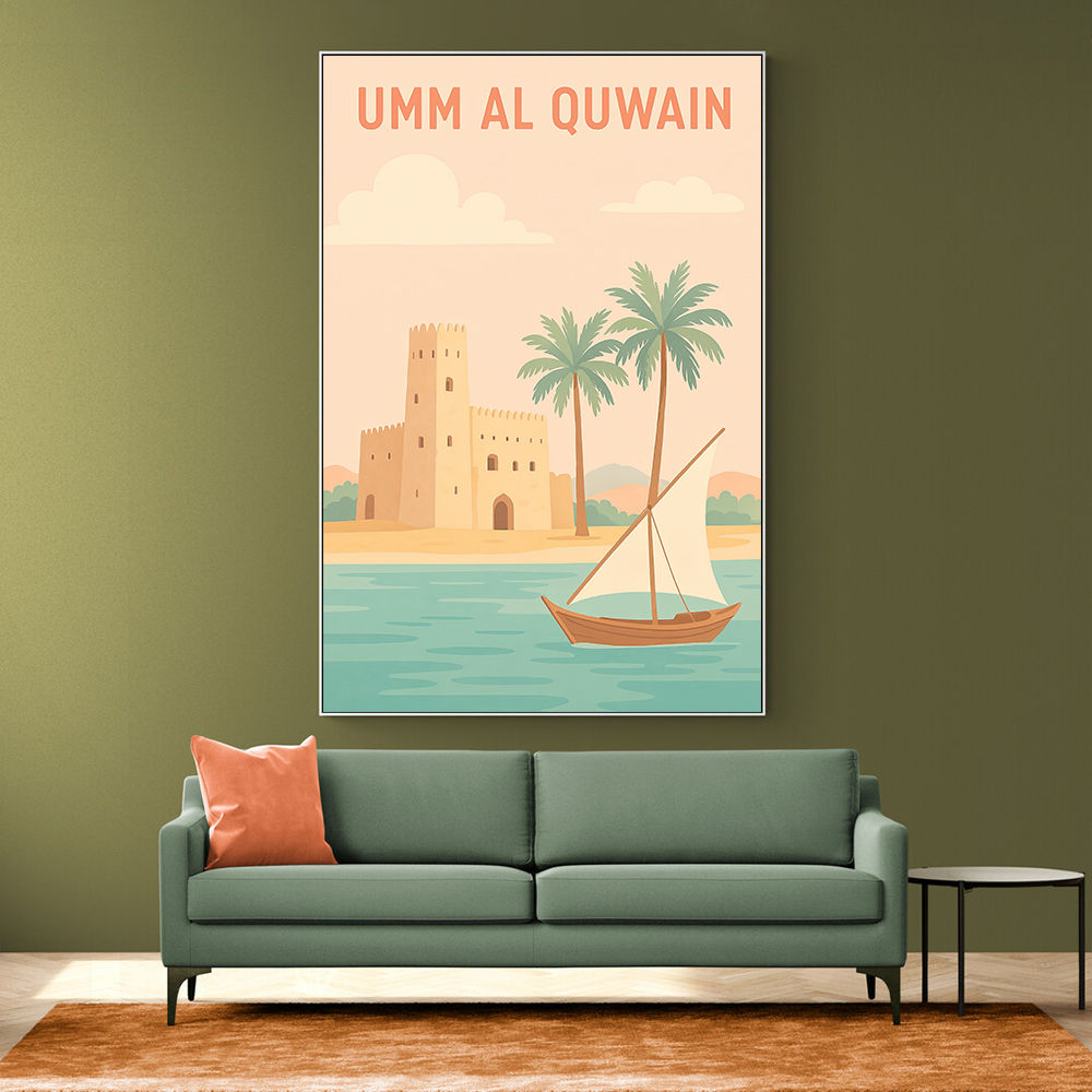 Umm Al Quwain Poster 1 Wall Art Umm Al Quwain Poster 1 Wall Art