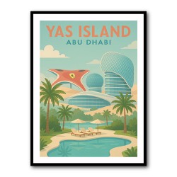 Yas Island Getaway Wall Art