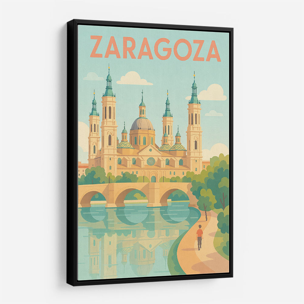 Zaragoza Travel Poster 1 Wall Art Zaragoza Travel Poster 1 Wall Art