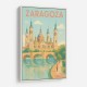 Zaragoza Travel Poster 1 Wall Art Zaragoza Travel Poster 1 Wall Art