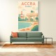 Accra Travel Poster Accra Travel Poster