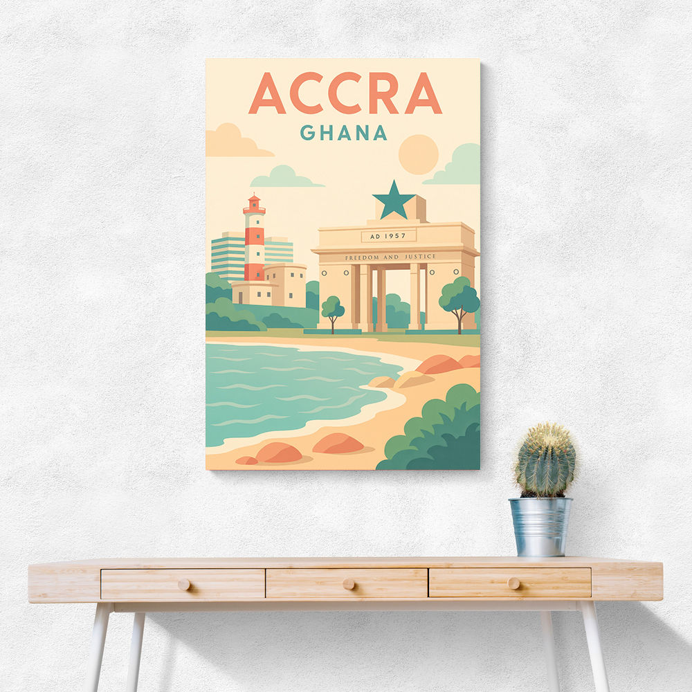 Accra Travel Poster Accra Travel Poster