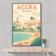 Accra Travel Poster Accra Travel Poster