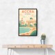 Accra Travel Poster Accra Travel Poster