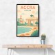 Accra Travel Poster Accra Travel Poster