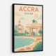 Accra Travel Poster Accra Travel Poster