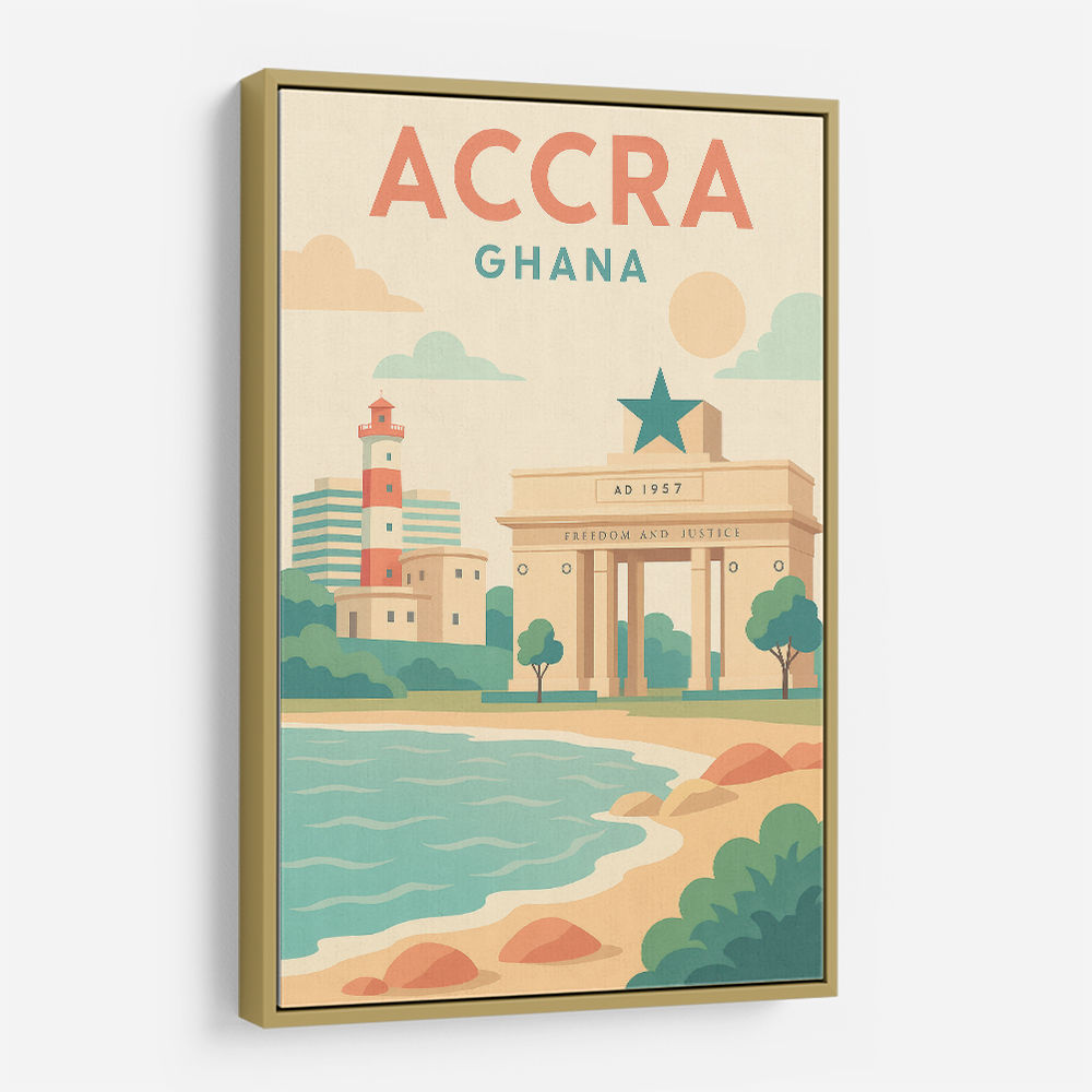 Accra Travel Poster Accra Travel Poster