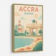 Accra Travel Poster Accra Travel Poster
