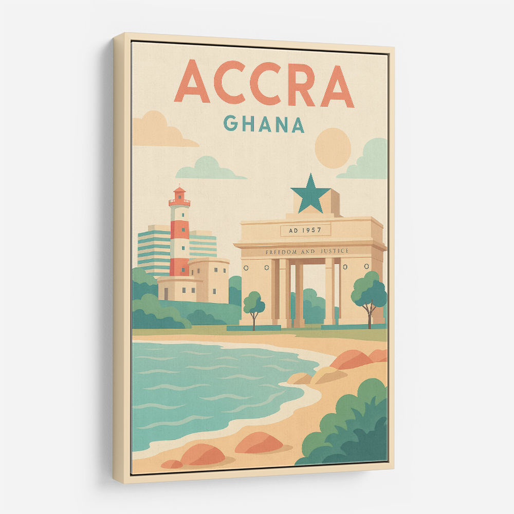 Accra Travel Poster Accra Travel Poster
