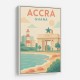 Accra Travel Poster Accra Travel Poster